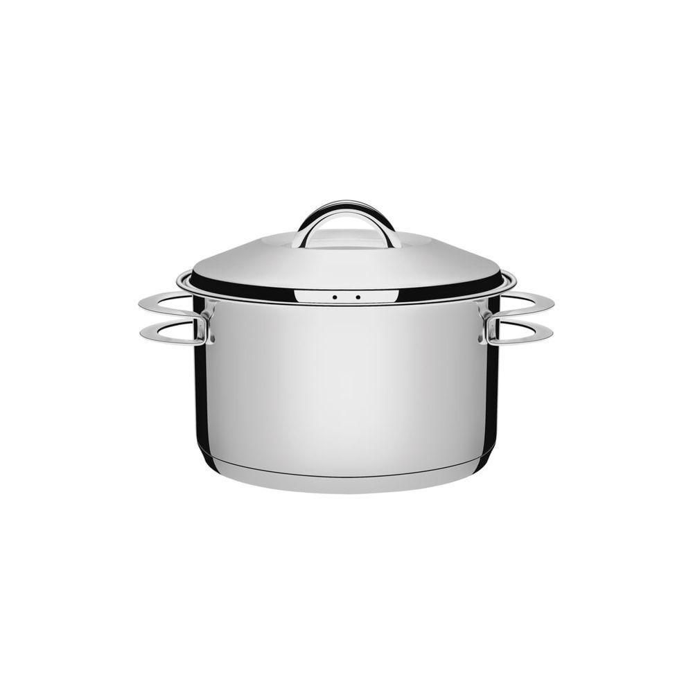 Caçarola Tramontina Solar Funda Em Aço Inox Fundo Triplo Com Tampa E Alças 20 Cm 3,6 L - 1