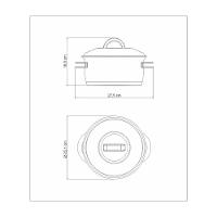 Caçarola Tramontina Solar Funda Em Aço Inox Fundo Triplo Com Tampa E Alças 20 Cm 3,6 L - 5