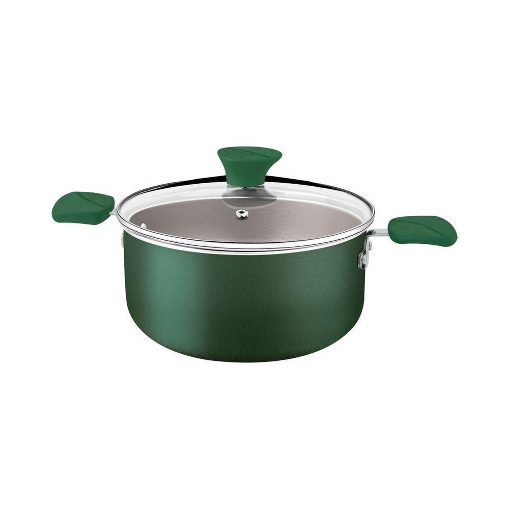 Caçarola Tramontina Lyf Em Alumínio 20 Cm 2,9 L Antiaderente Starflon Max Verde Natureza - 1