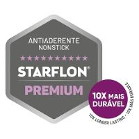 Jogo De Panelas Tramontina Mônaco Induction Em Alumínio Antiaderente Starflon Premium Preto 5 Peças