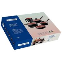 Jogo De Panelas Tramontina Caribe 5 Peças Preto Starflon Max - 16