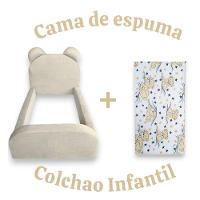 Cama Montessoriana Para Criança Segura E Confortável Soft Com Colchão Marfim - 2