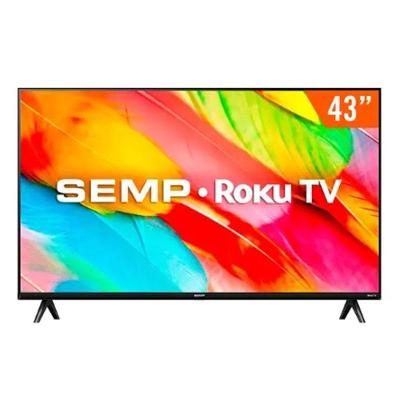 TV Semp 43 R6610 LED Full HD Roku Wifi Dual USB Hdmi Preto