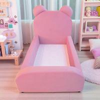Cama Infantil Segura E Confortável Soft Com Colchão Rosa - 1
