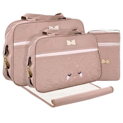 Kit Bolsas Maternidade Nuvem Class Baby Nude