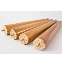 Kit 4 Pé Palito 25cm Madeira Para Poltrona Puff Cama Box Mesa - 3