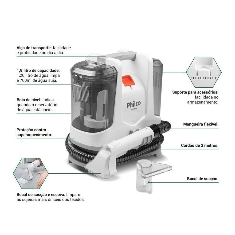 Extratora De Sujeira Philco 2 Em 1 1600W PEX20A 220V - 3