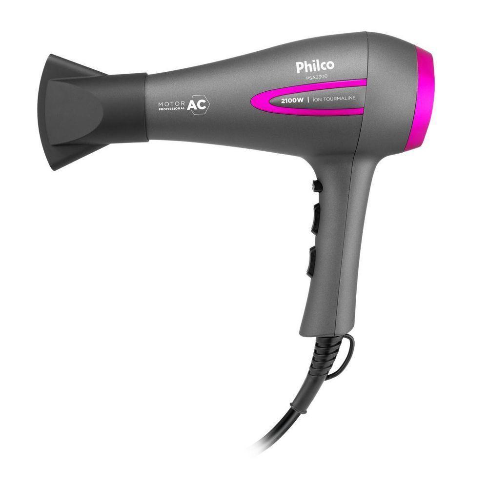 Secador De Cabelos Philco 2100W PSA3300 íons Tourmaline 110V - 1