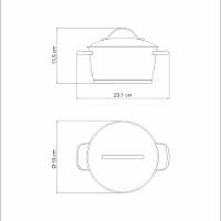 Jogo De Panelas Tramontina Allegra Em Aço Inox Com Fundo Triplo 3 Peças - 3