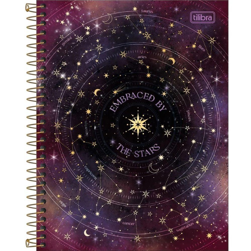 Caderno Espiral Capa Dura Colegial Magic 10 Matérias 160 Folhas Tilibra Estampa 1 - 1