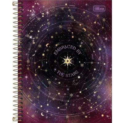 Caderno Espiral Capa Dura Colegial Magic 10 Matérias 160 Folhas Tilibra Estampa 1