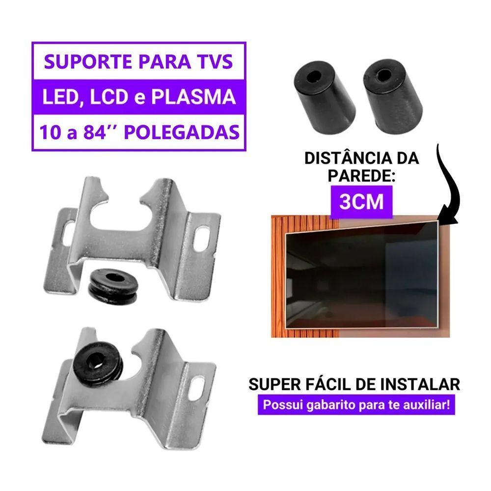 Suporte Universal Fixo 10 A 84 Polegadas Para Tv E Monitor - 3