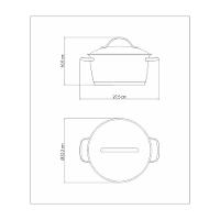 Jogo De Panelas Tramontina Allegra Em Aço Inox Com Fundo Triplo E Tampas De Inox 2 Peças - 9
