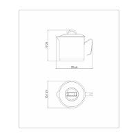 Fervedor Tramontina Solar Em Aço Fundo Triplo Com Tampa 14 Cm 2 L - 6