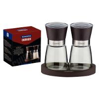 Jogo De Moedores De Pimenta E Sal Tramontina Churrasco Em Cerâmica E Vidro Com Base Em Polipropileno - 1