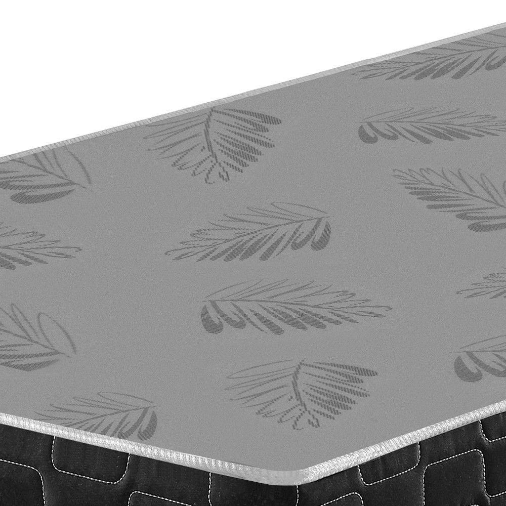 Colchão Solteiro Espuma D20 Querubin 78x188x12 Dupla Face Preto - 6