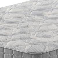 Conjunto Cama Box Solteiro Zidi Alabama 88x188 Mola Ensacada Cinza Solteiro - 6