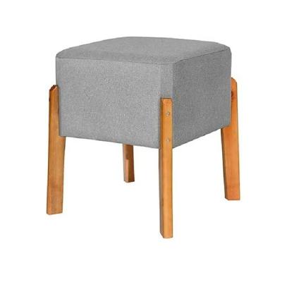 Puff Apolo Decorativo Pequeno Cinza