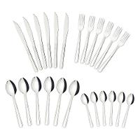 Faqueiro Tramontina Búzios Cem Aço Inox Com Detalhe 24 Peças - 1