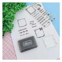 Kit Carimbos Planner Transparente - Tilibra - 3