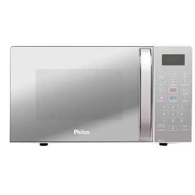 Micro-Ondas 20L Philco Espelhado Limpa Fácil 1100W PMO23EB 110V