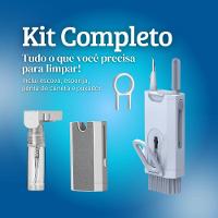 Kit Completo De Escovas De Limpeza Para Eletrônicos E Superfícies Manutenção - 5
