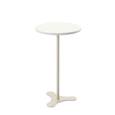 Mesa Apoio Orb Baixa Off-white Fosco-champanhe