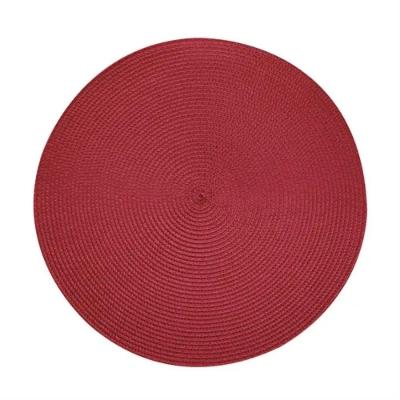 Jogo Americano Redondo Fresno Espiral Cereja 38cm Unidade - Lyor