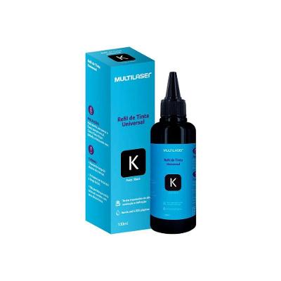 Refil De Tinta Compatível Universal Para Epson Hp Canon 100ml Cor:preto