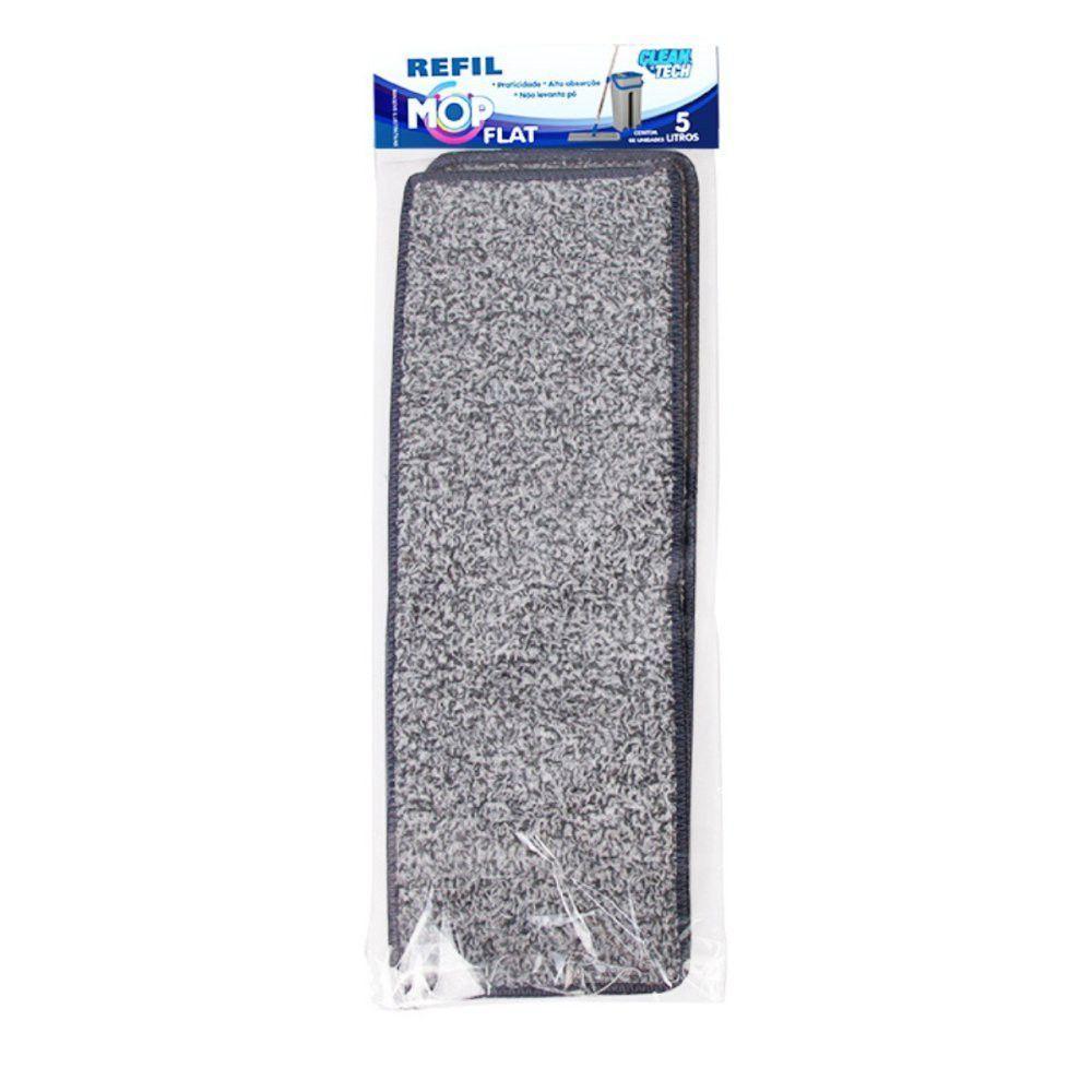 Kit Com 2 Refis Mop Microfribra Flat Para Limpeza Profunda - 3