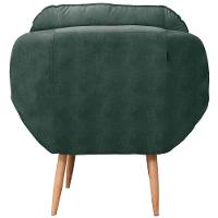 Poltrona Cadeira Landal Poltrona Sala Com Apoio De Braço Em Fibra Siliconizada - Sentô Verde Escuro - 5