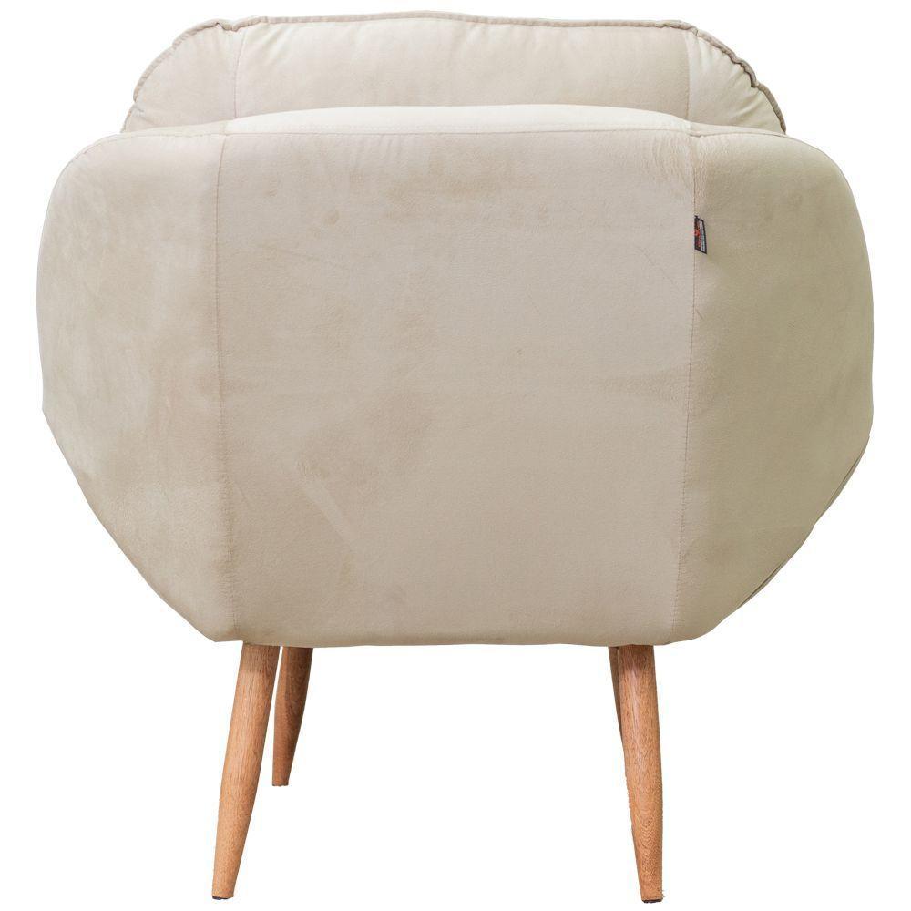 Poltrona Cadeira Landal Poltrona Sala Com Apoio De Braço Em Fibra Siliconizada - Sentô Gelo - 5