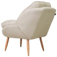 Poltrona Cadeira Landal Poltrona Sala Com Apoio De Braço Em Fibra Siliconizada - Sentô Gelo