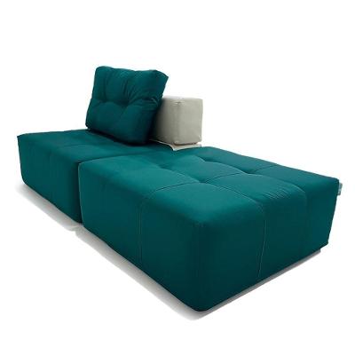 Serena Duo - Poltrona + Pufão Para área Externa - Cor Verde