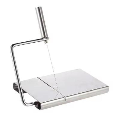 Cortador Fatiador De Queijos Bandeja Em Inox Com Fio Frutas Frios Legumes Bolo Manual Multifuncional