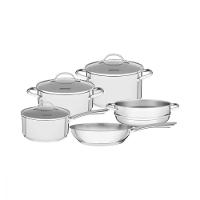 Jogo de Panelas Tramontina Una Inox Fundo Triplo 5 Peças - 1