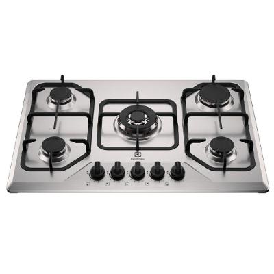 Cooktop a Gás Electrolux KE5XC 5 Bocas Mesa Inox com Queimador Multi Chama Bivolt