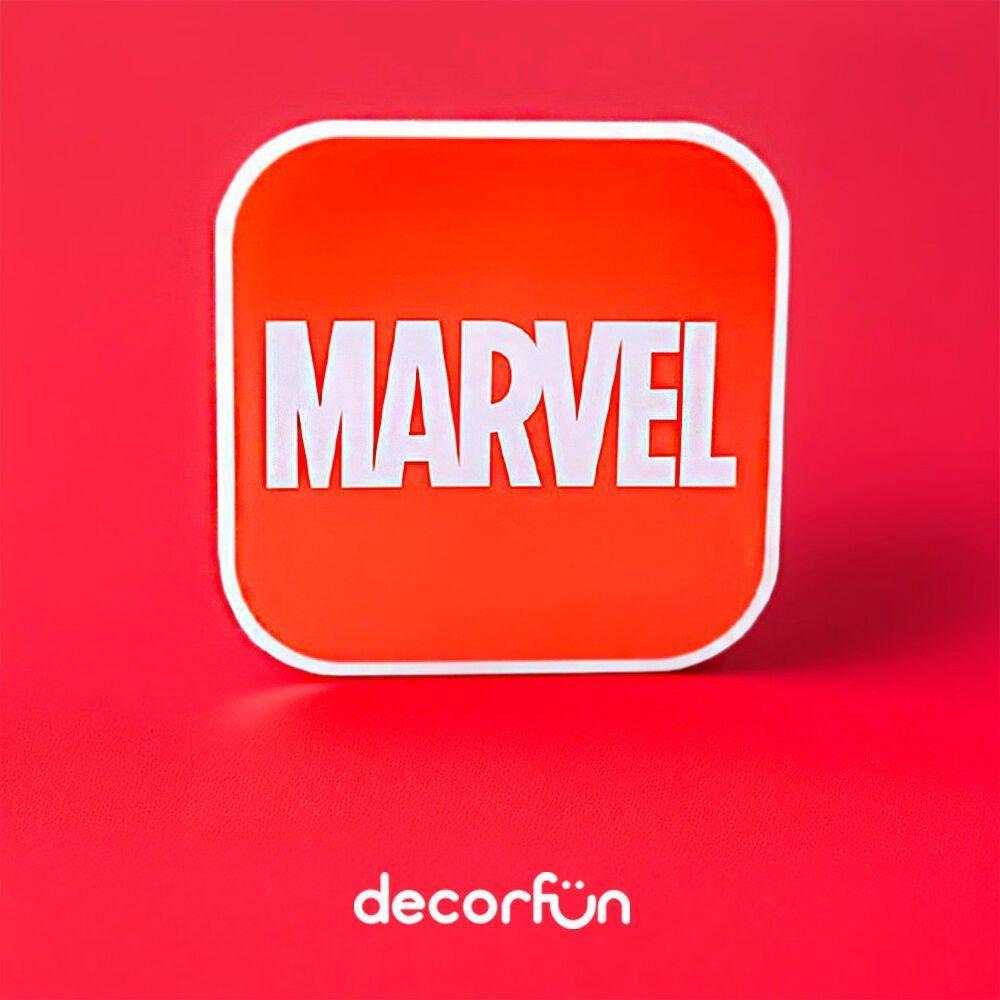 Luminária Box Marvel Vermelha: Estilo E Aventura Para A Decoração De Fãs De Super-heróis - 6