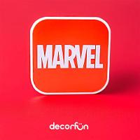 Luminária Box Marvel Vermelha: Estilo E Aventura Para A Decoração De Fãs De Super-heróis - 6