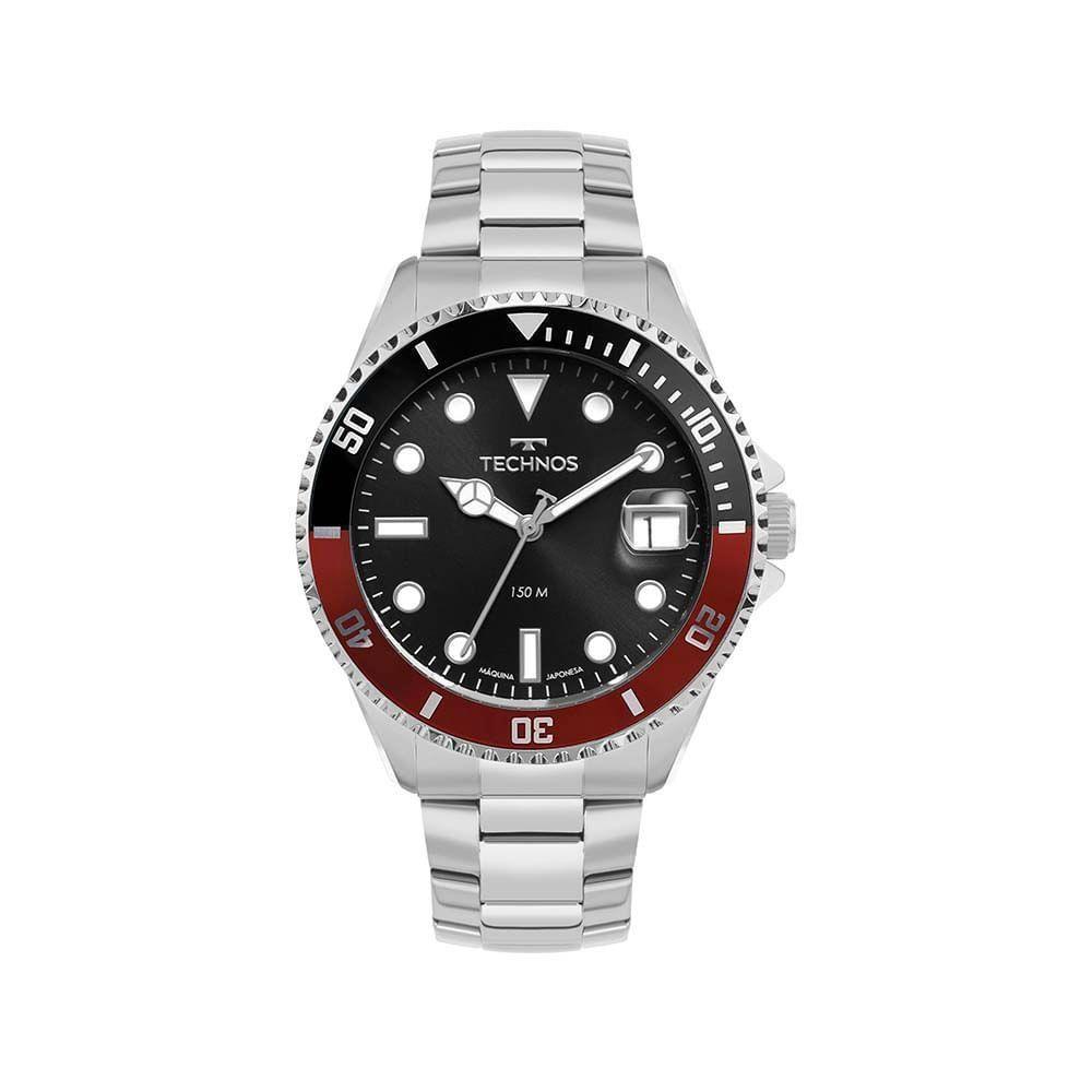 Relógio Technos Masculino Acqua Prata - 2415EF/1P - 1