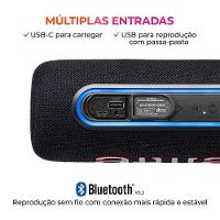 Caixa de Som Speaker AWS-SP-05-LB 30W Bluetooth IPX5 Bivolt - 8