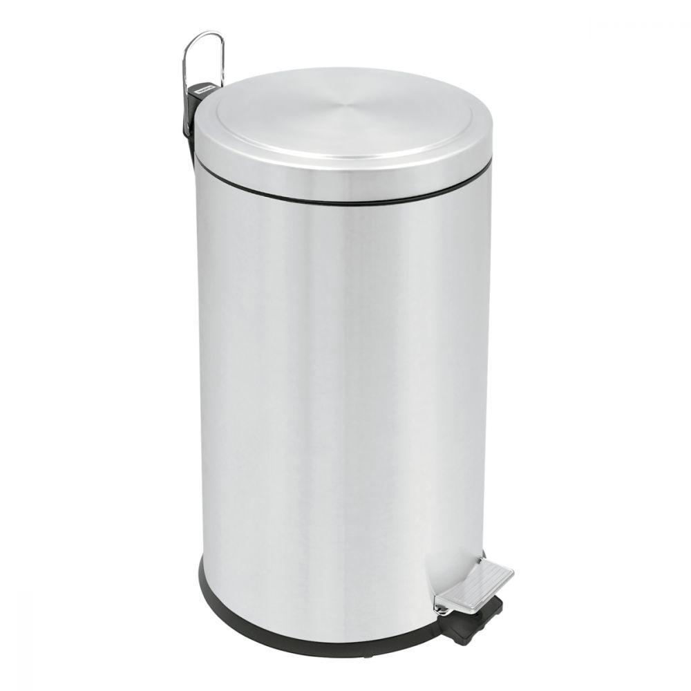 Lixeira Inox Tramontina 20L Brasil Plus Pedal e Amortecedor - 1