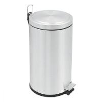 Lixeira Inox Tramontina 20L Brasil Plus Pedal e Amortecedor - 1