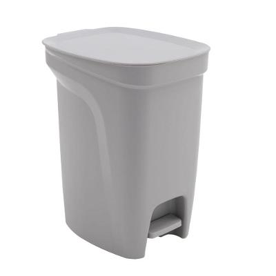Lixeira Tramontina 10 Litros Compact Em Polipropileno Cinza