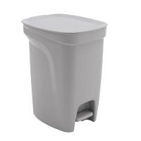 Lixeira Tramontina 10 Litros Compact Em Polipropileno Cinza - 1