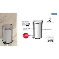 Lixeira Inox 20 Litros com Pedal e Balde Interno Tramontina - 5