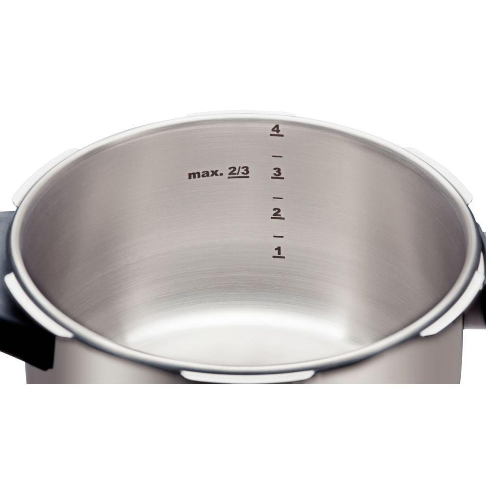 Panela De Pressão Tramontina Solar Aço Inox 6 L Fundo Triplo Com 5 Dispositivos De Segurança 22 Cm - 1