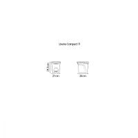 Lixeira Tramontina Compact Polipropileno Preto 7L - 3