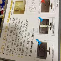 Suporte De Tv Articulado Para Painel E Parede Led Lcd Plasma Oled 3d De 14" à 42" Polegadas 302w - 2