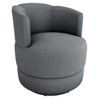 Poltrona Base Giratoria Marselha Boucle F497 Milani Store Cinza - 1